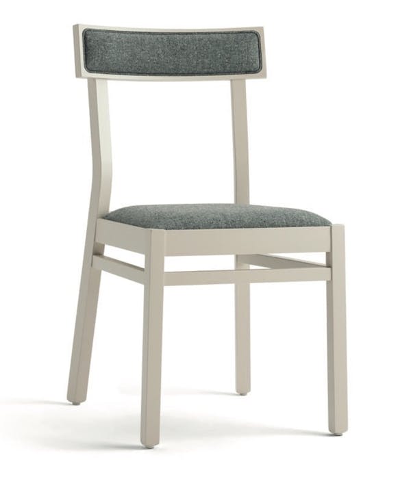 Chaise ITALIA II - classique et simple avec un large choix de tissus d'ameublement et de teintures