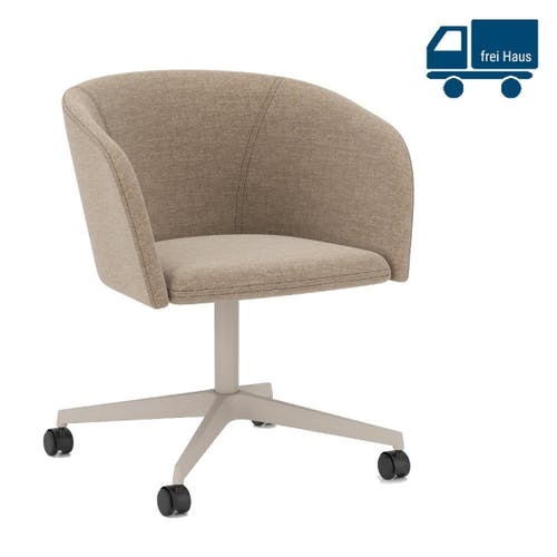 Fauteuil Pivotant NAUDU CO avec Roues - Confort et Style dans une Variété de Couleurs et de Tissus