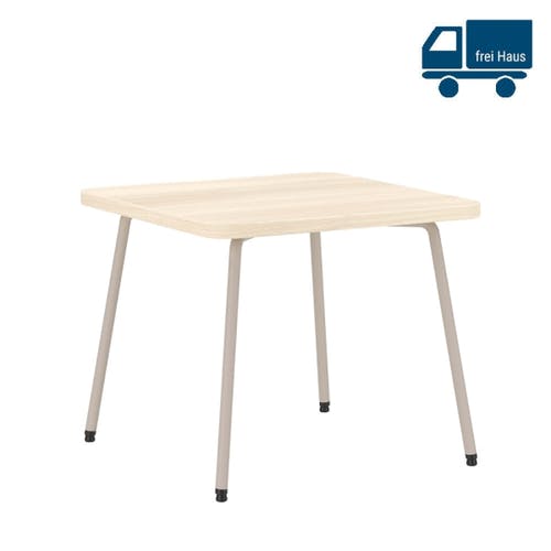 Table d'appoint ZONE 55 x 55 cm revêtue de mélamine - apparence élégante en haute qualité et de nombreuses couleurs