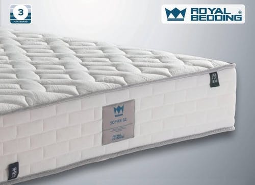 Matelas à ressorts ensachés SOPHIE 32 de ROYAL BEDDING®, système à 5 zones, hauteur de 32 cm, pour boxspring et sommiers à lattes