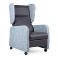 Fauteuil fonctionnel SAGRES RELAX RD avec fonction inclinable, roulettes et dossier réglable manuellement