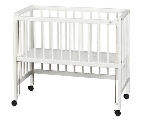 tiSsi® Lit d'appoint pour enfants Lit de chevet TISSI blanc ou naturel - Bois de hêtre massif garantit une longue durabilité