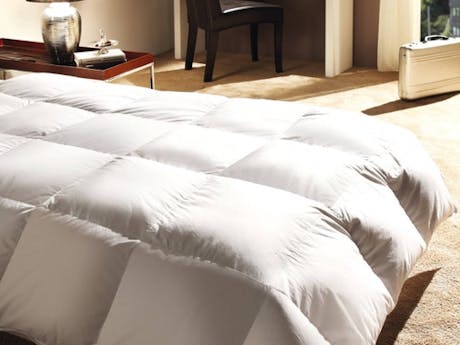 Couette ARCTIC DREAM© LUXUS - Couette en plumes complètes avec un soufflet intérieur de 2 cm - climat sec et hygiénique sous la couette