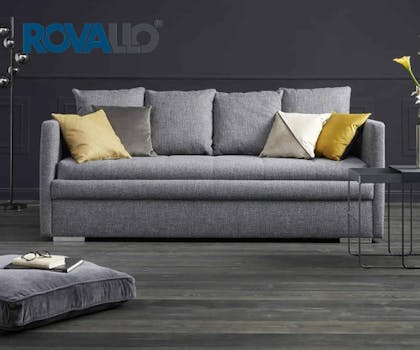 ROVALLO® CAMI lit simple avec matelas à ressorts Bonnell et coffre de lit en plastique ventilé - confort de sommeil agréable
