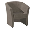 Fauteuil HUBERT - design intemporel, haute capacité de charge et rembourrage confortable avec des tissus de meuble de haute qualité au choix.