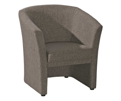 Fauteuil HUBERT - design intemporel, haute capacité de charge et rembourrage confortable avec des tissus de meuble de haute qualité au choix.