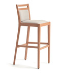 Tabouret SURI SOFT BAR - classique et simple, fabriqué en bois de hêtre massif et personnalisable.