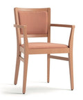 Fauteuil RAMONA A - fabriqué en bois de hêtre de haute qualité et disponible en différentes couleurs de bois