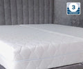 Matelas à ressorts ensachés 7 zones RAVENNA 27, confort de sommeil incomparable avec un degré de fermeté 3 (moyen-ferme)